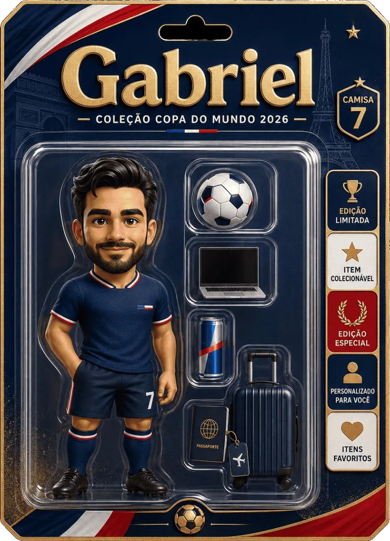 Miniatura Colecionável Copa 2026 FR
